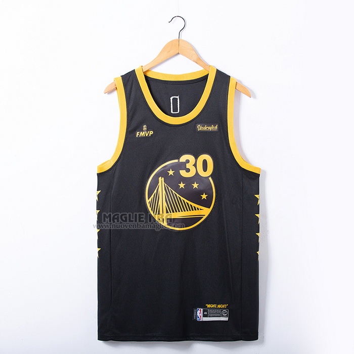 Maglia
 Stephen Curry NO 30 Golden State Warriors FMVP 2022 Nero
